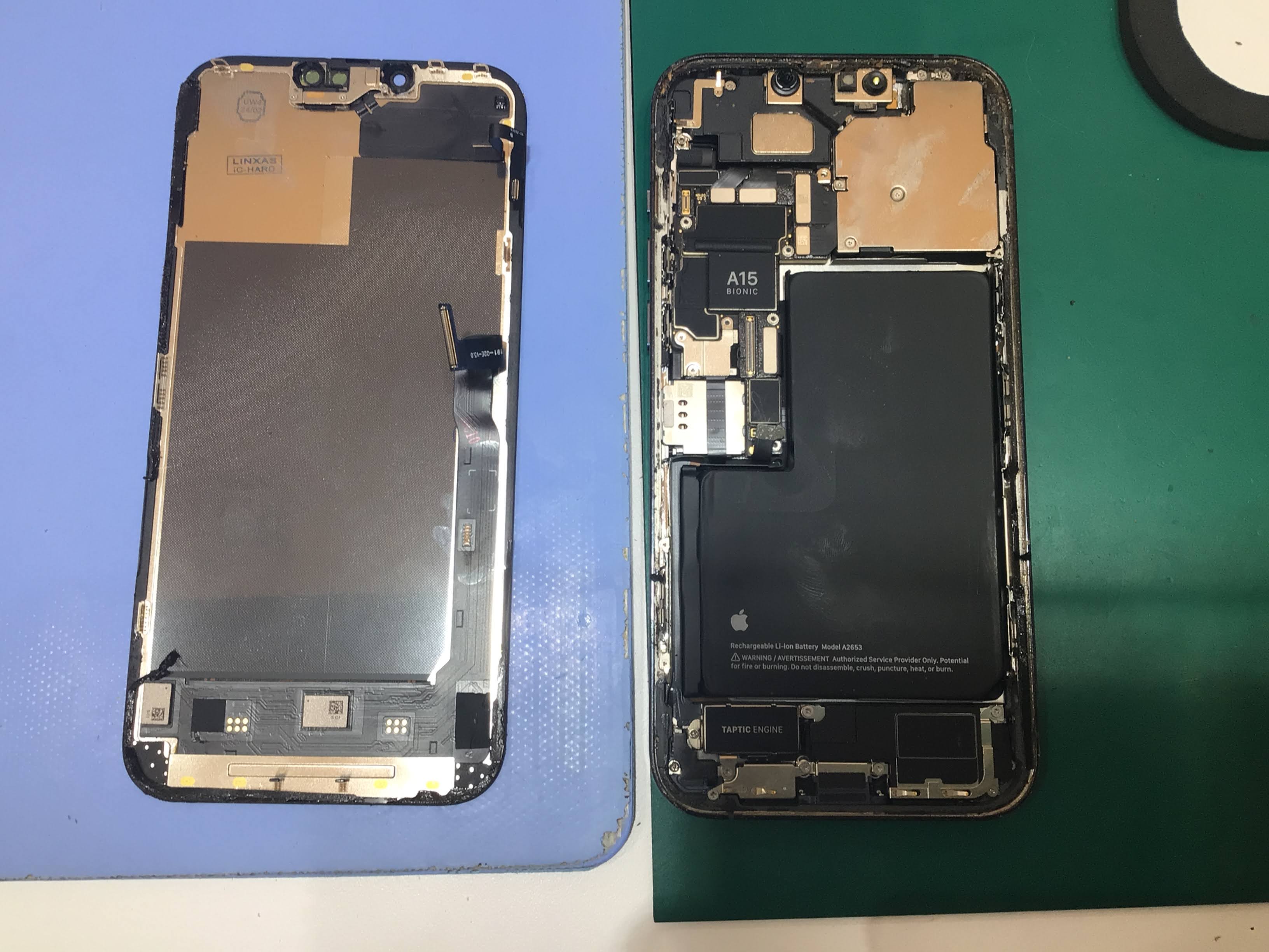 iPhone13ProMaxバッテリー修理　データをそのまま・最短即日修理のスマホ修理工房イーアス高尾店にご相談下さい！